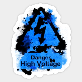 Danger: High Voltage Sticker